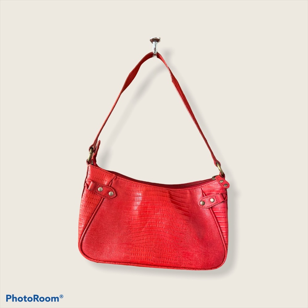 Ann Taylor Loft  Genuine Leather Red Purse